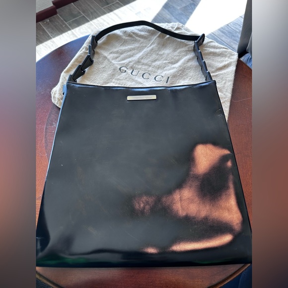 Gucci D-RING LEATHER HANDBAG GUC - Picture 4 of 17